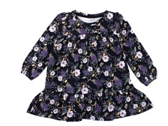 Name It kjole dark sapphire blomster